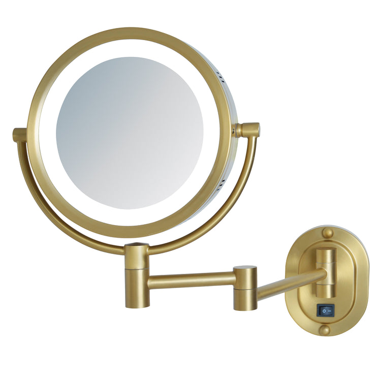 8" 5X-1X Lighted Mirror