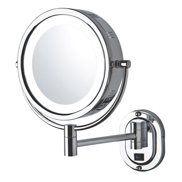 5X Halo LED Lighted Wall Mounted Mirror