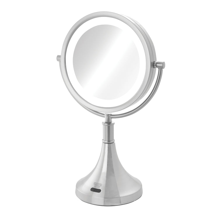 Jerdon 8.5" 8X-1X LED Lighted Mirror with Sensor