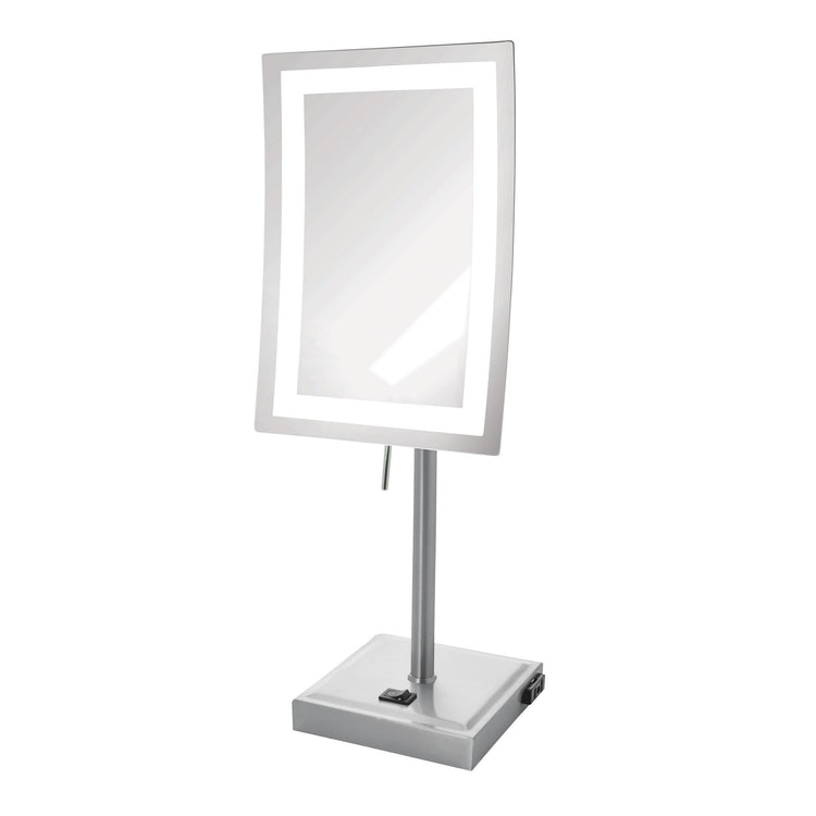 6.5" x 9" 5X LED Lighted Mirror