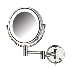 Lighted Wall Mount Makeup Mirrors