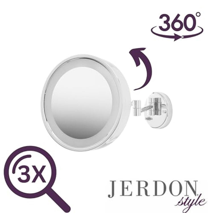9.75" 3X Lighted Mirror