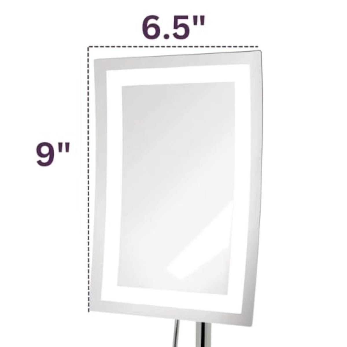 クリアー・マインド　UAR クリアーマインド 5X LED Lighted Makeup Mirror – Jerdon Style