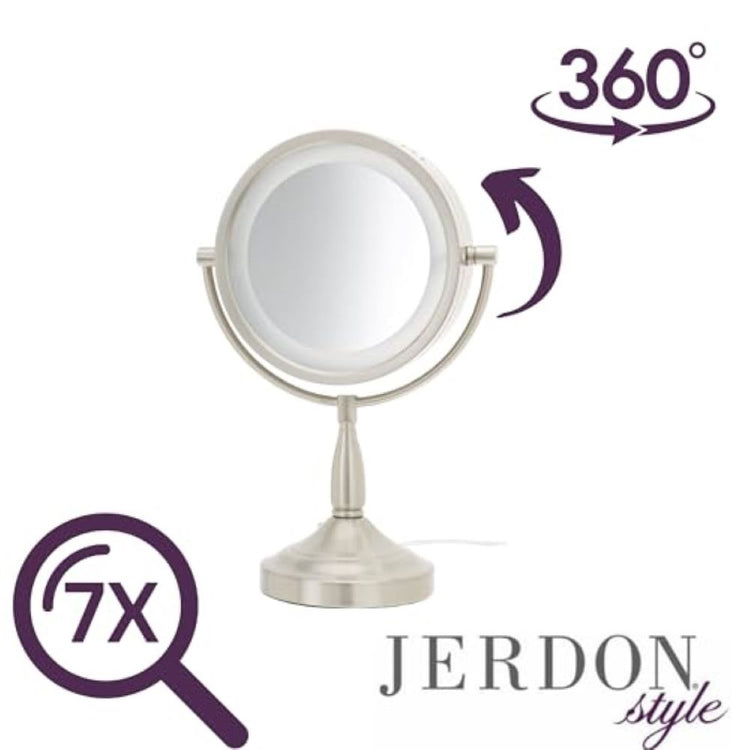 8.5" 7X-1X Lighted Mirror