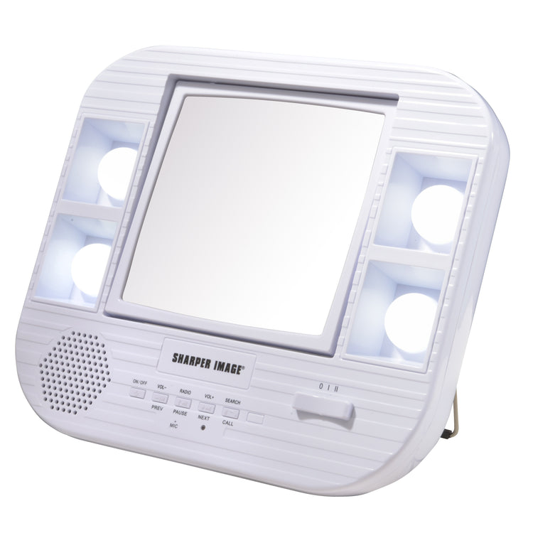 Sharper ImageLED Lighted Mirror with Bluetooth