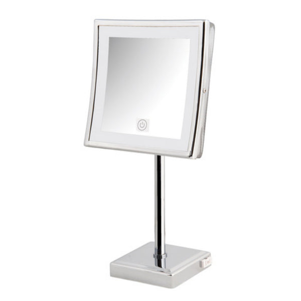 8” x 8” LED lighted Mirror w/Variable Light