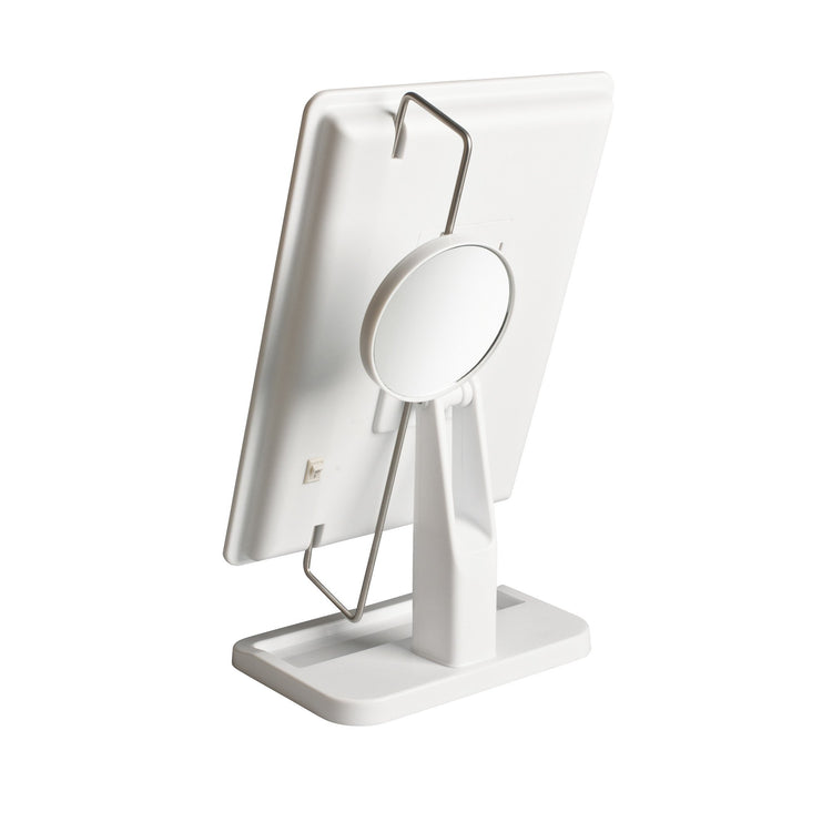 LED Lighted Battery Operated Makeup Mirror Jerdon Style